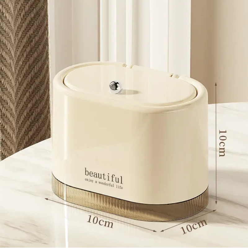 Dimension de la Mini poubelle de bureau vintage