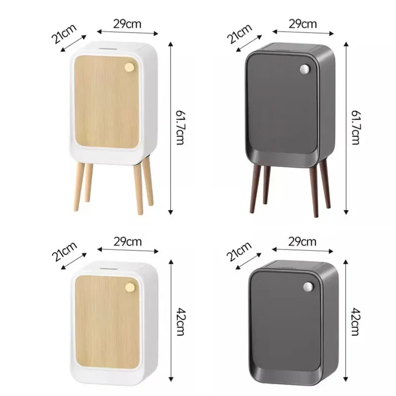 Dimensison de la Poubelle automatique haut pieds 20L