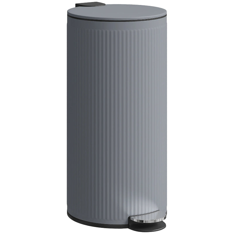 Poubelle de cuisine 30L grise