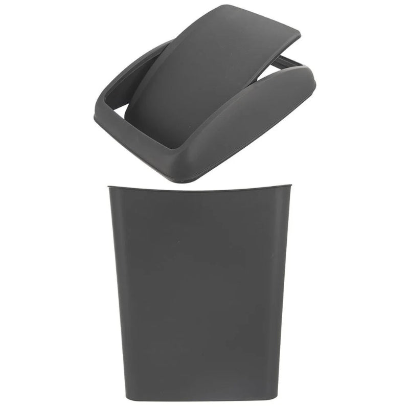 Le couvercle de la Poubelle en plastique noire 20L