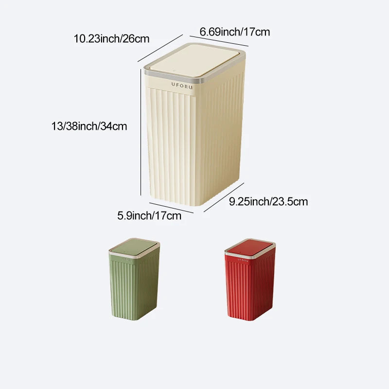 Poubelle à fente étroite Uforu dimension
