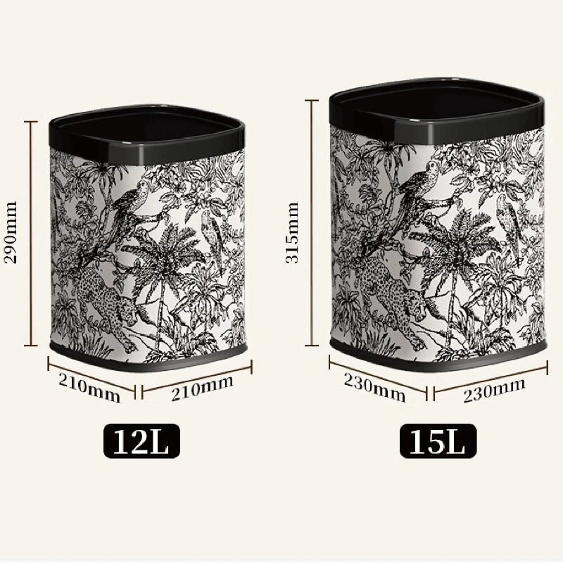 Poubelle style retro française dimension