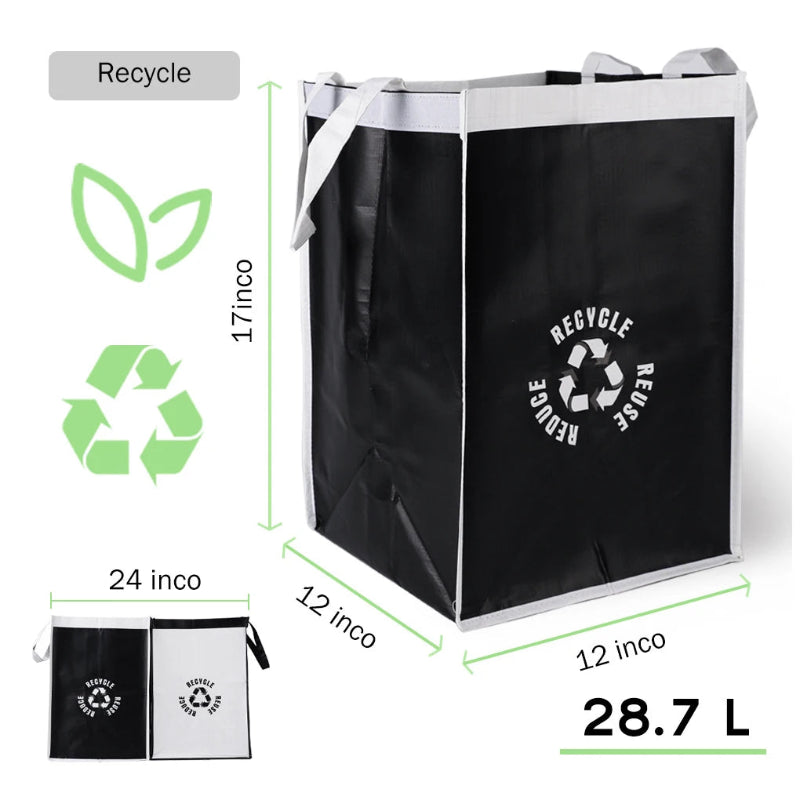 Dimension de la Poubelle tri sélectif 28L