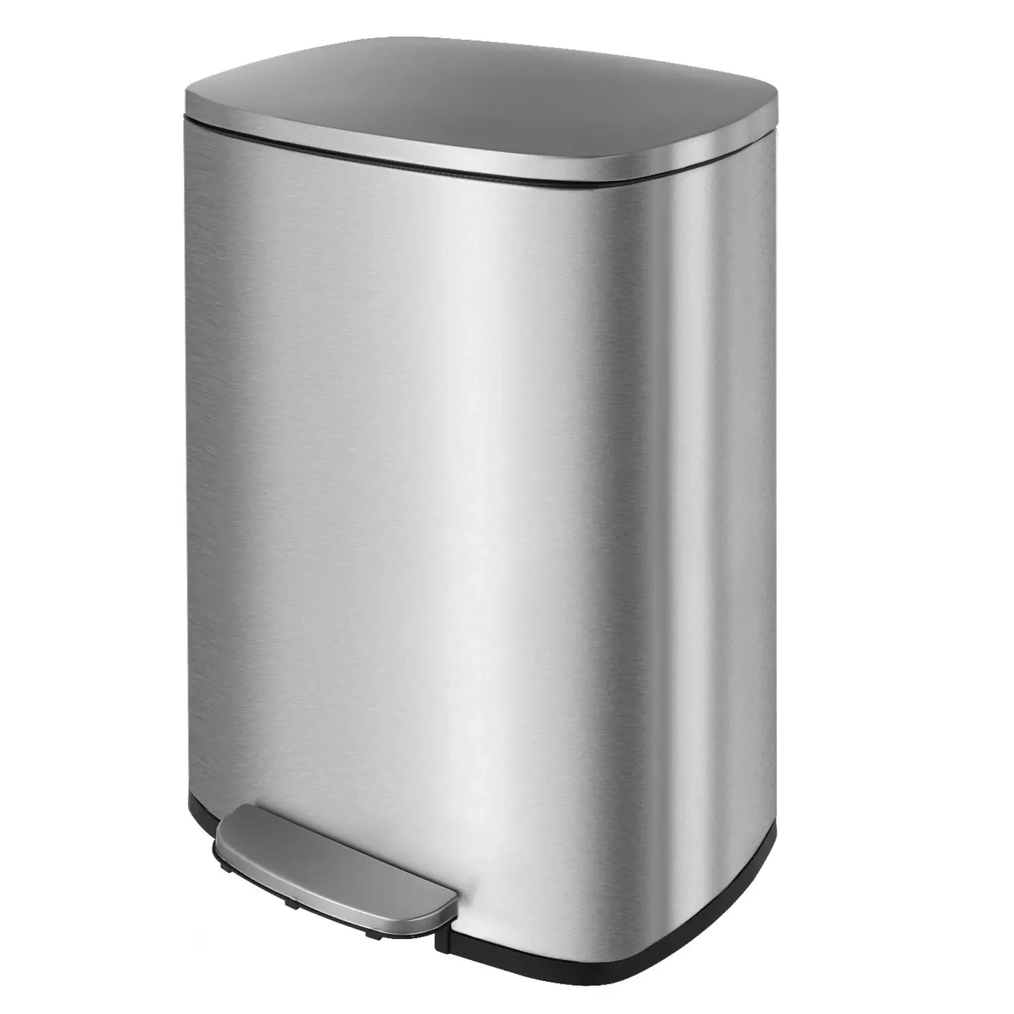 Poubelle à pédale en inox 50L