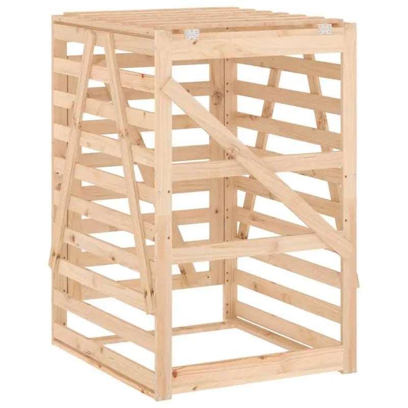 Cache de poubelle exterieure en bois