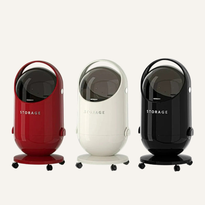 Les 3 couleurs de la Poubelle moderne avec roulettes 20L