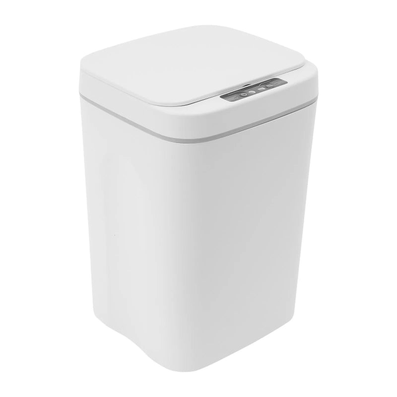 Poubelle automatique blanche 12L