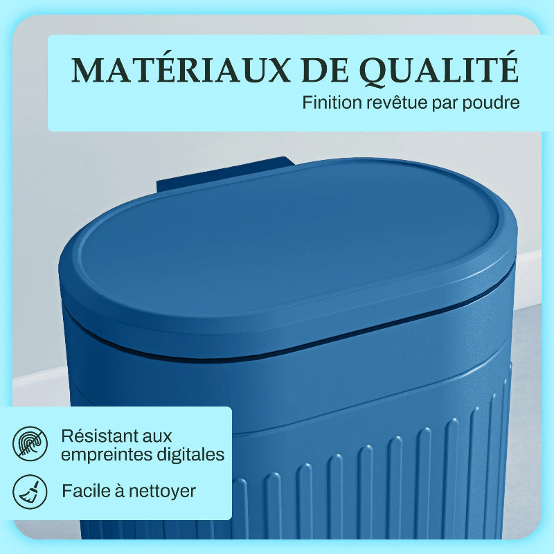 La matière de la Poubelle bleue vintage 20L