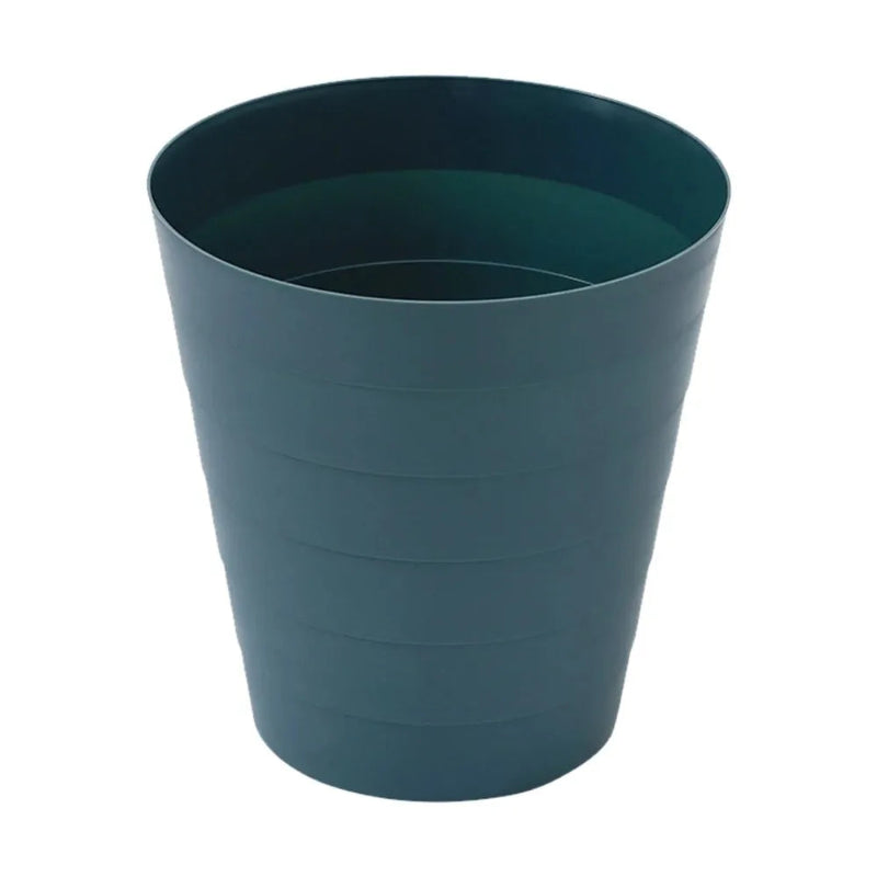 Poubelle classique en plastique bleue