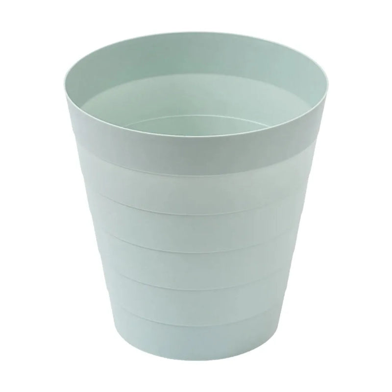 Poubelle classique en plastique verte