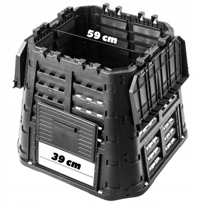 Diamètre de la Poubelle à compost résistant 480L