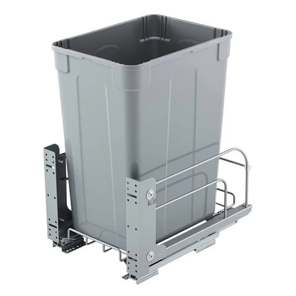 Poubelle coulissante sous evier grise 33L