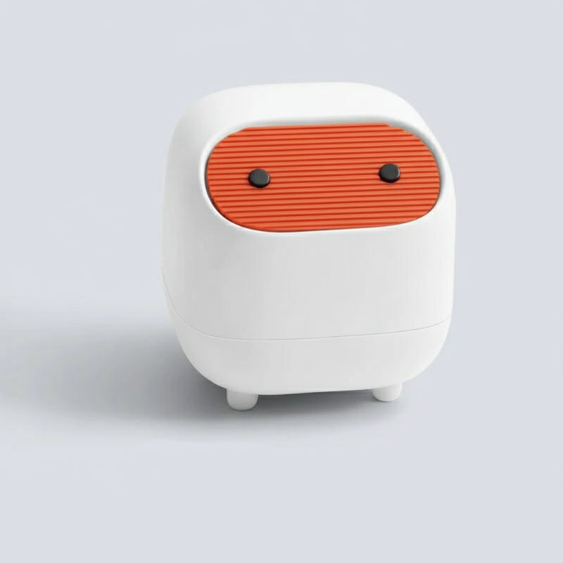 Poubelle de bureau Ninja blanche