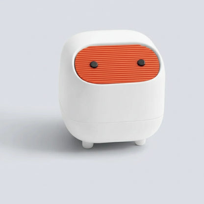 Poubelle de bureau Ninja blanche