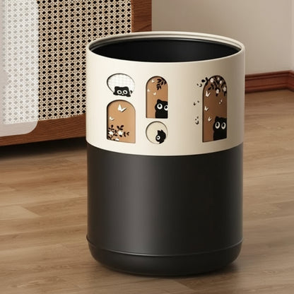 Poubelle de chambre 10L chaton