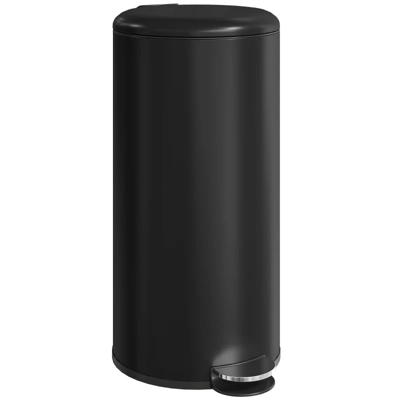 Poubelle de cuisine 30L noire