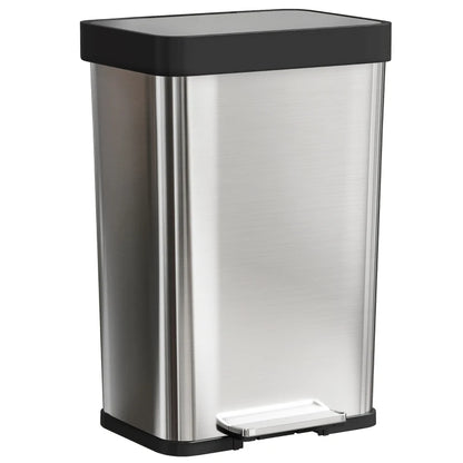Poubelle de cuisine 60L en inox
