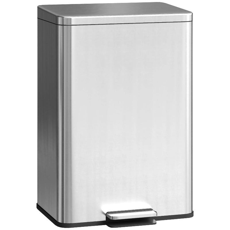 Poubelle de cuisine en inox 20L