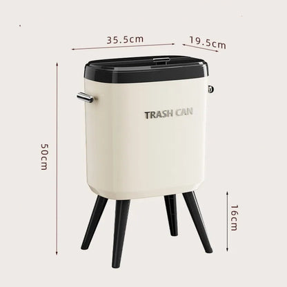 Dimension de la Poubelle de cuisine à pieds vintage