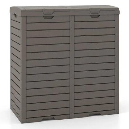 Poubelle de jardin à double compartiment 235L