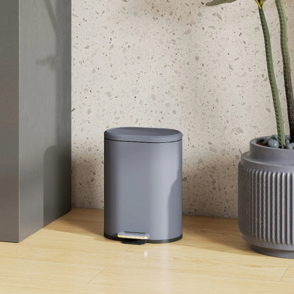 Poubelle de salle de bain en metal 6L dans le salon