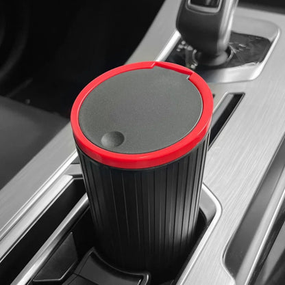 Poubelle de voiture universelle noire dans l'habitacle