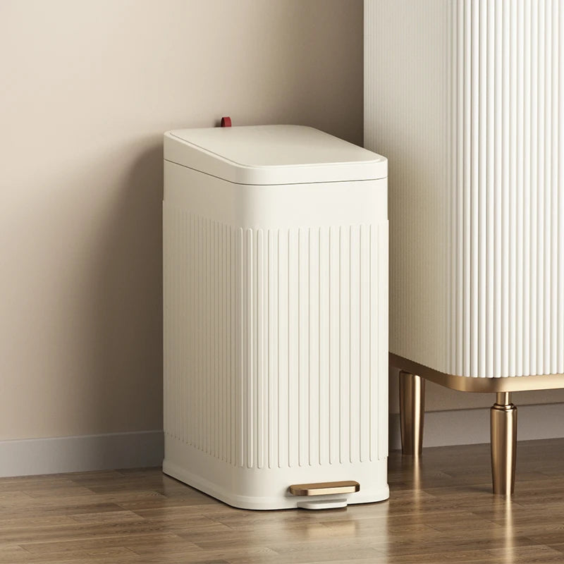 Poubelle design luxe 10L à couvercle