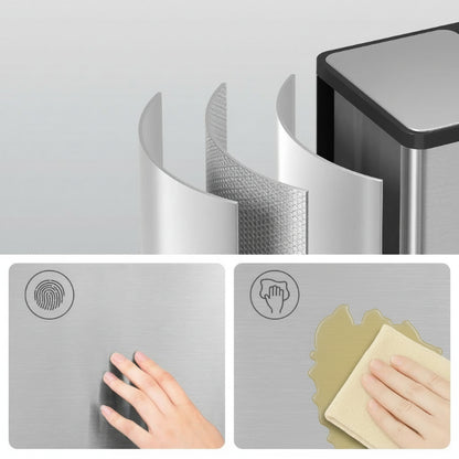 La matière de la Poubelle à double compartiment 2x30L