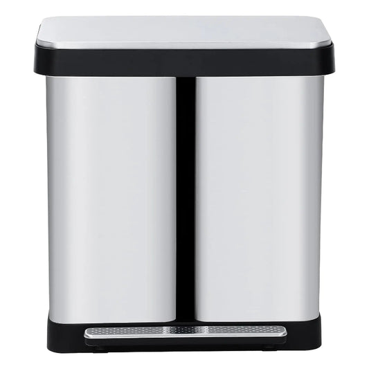 Poubelle à double compartiment 72L