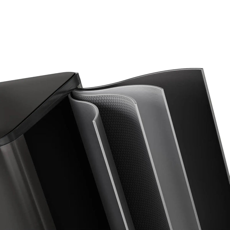 Matière de la Poubelle à double compartiment en inox