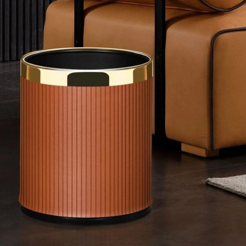 Poubelle à double paroi 10L orange