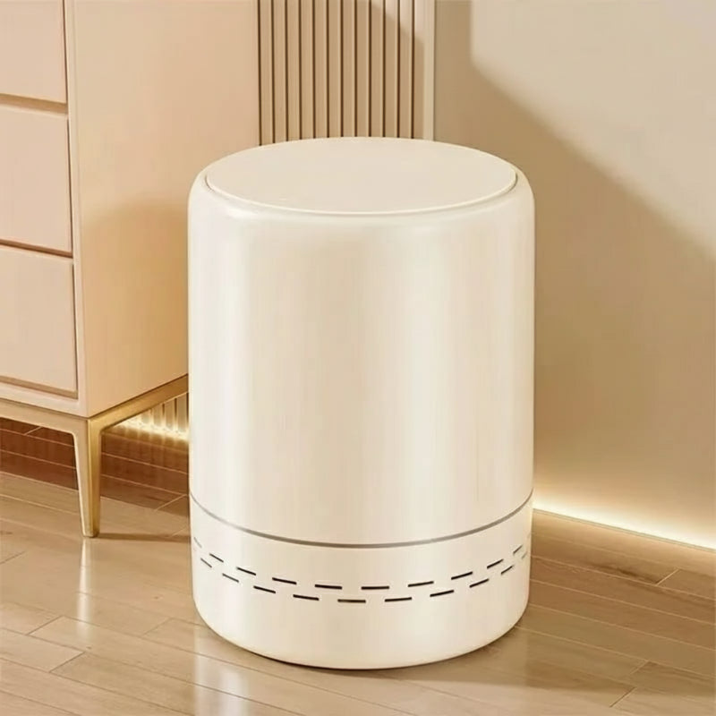 Poubelle en plastique 12L beige