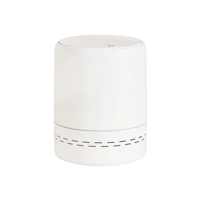 Poubelle en plastique 12L blanche