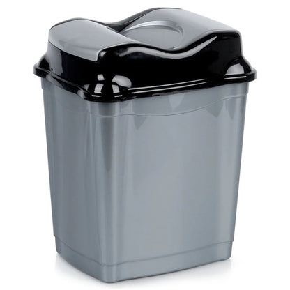 Poubelle en plastique grise 9L