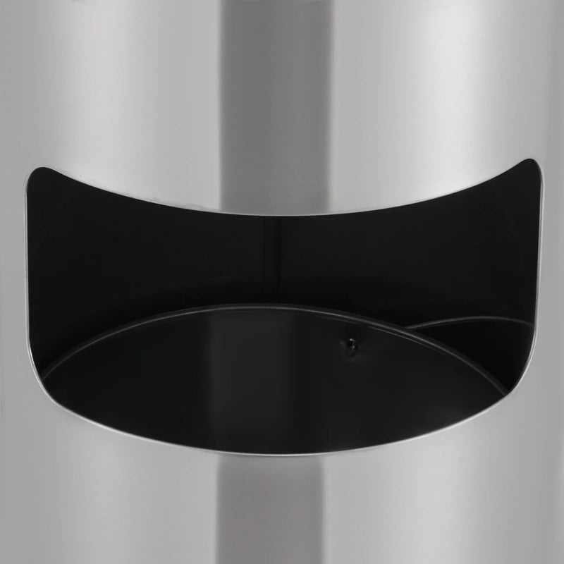 Intérieur de la Poubelle exterieure grise 15L