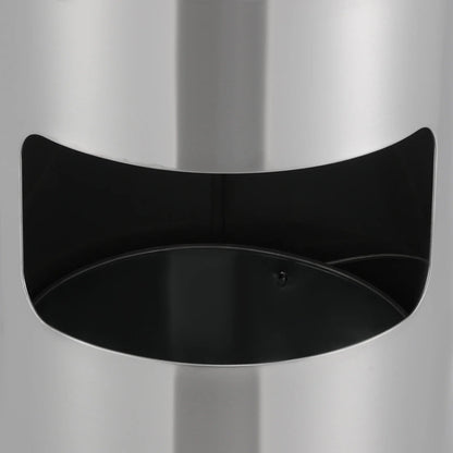 Intérieur de la Poubelle exterieure grise 15L