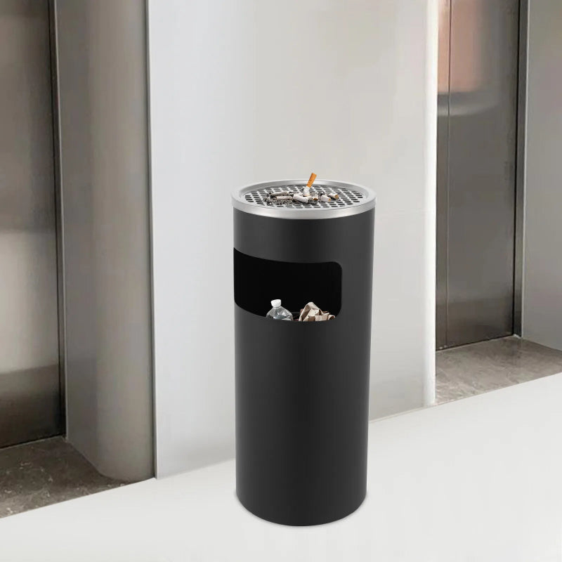 Poubelle exterieure noire 15L