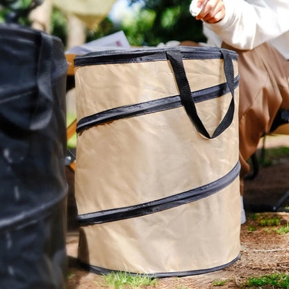 Poubelle extérieure souple beige