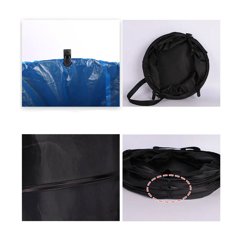 Caractéristiques de la Poubelle extérieure souple noire