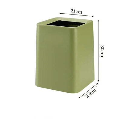 Dimension de la Poubelle moderne verte carrée