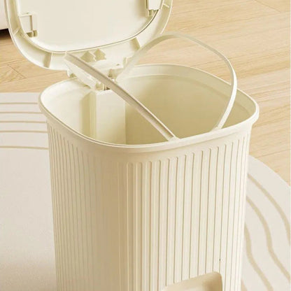 Poubelle nordique beige seau