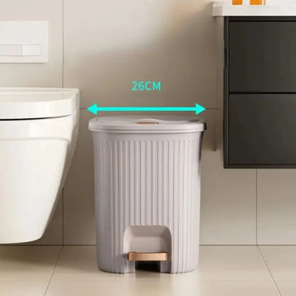 Poubelle nordique beige largeur