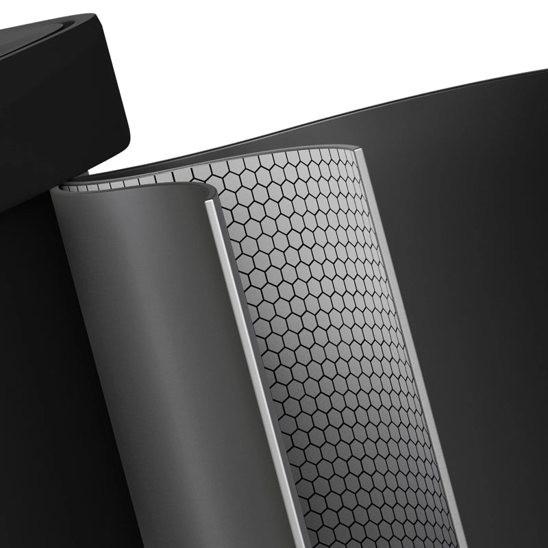 Matière de la Poubelle à pedale 50L en inox