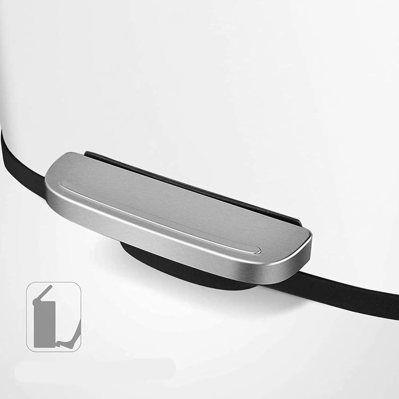 Pédale de la Poubelle à pédale blanche 30L