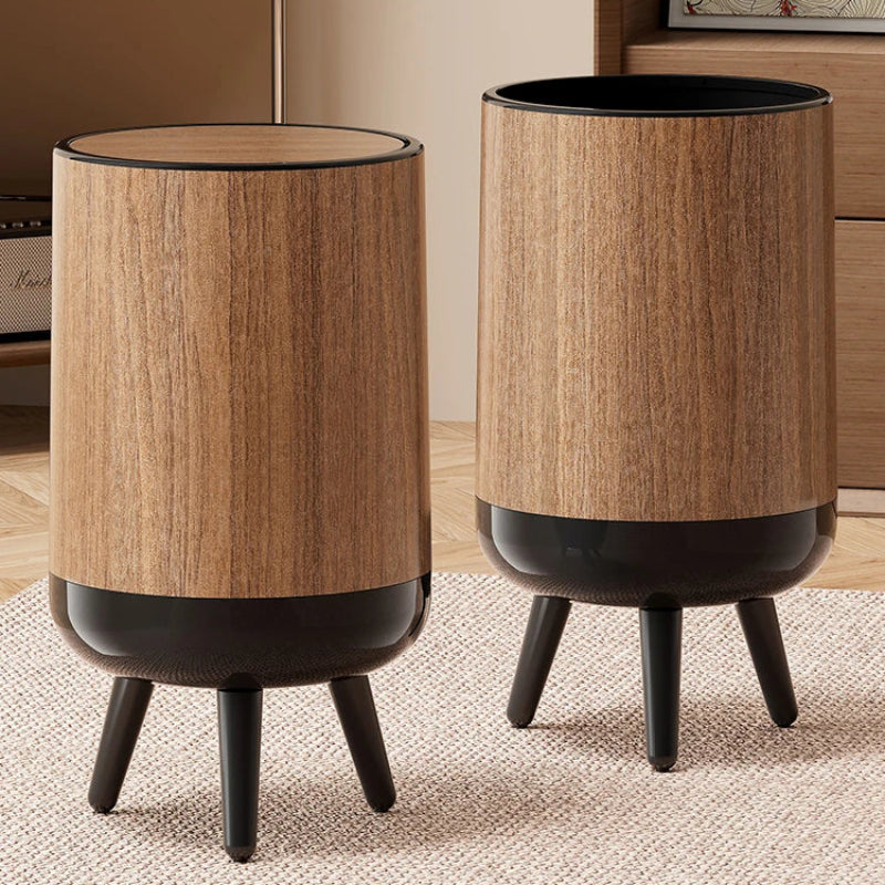 Poubelle retro en bois 15L 