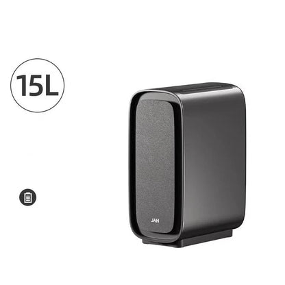 Poubelle salle de bain automatique rectangle grise 15L