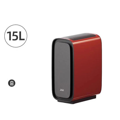 Poubelle salle de bain automatique rectangle rouge 15L