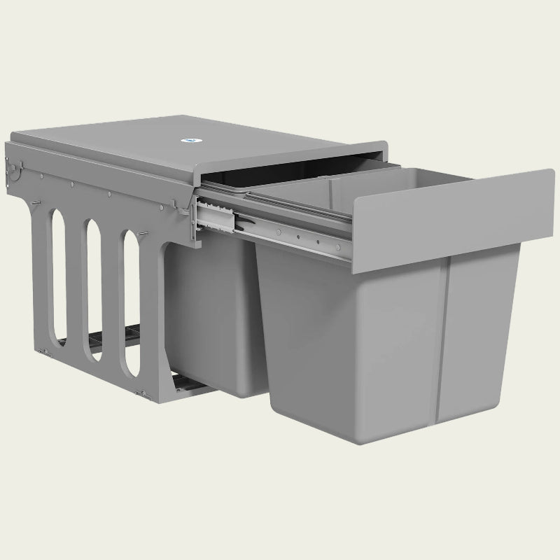 Poubelle sous evier à plusieurs compartiments 30L