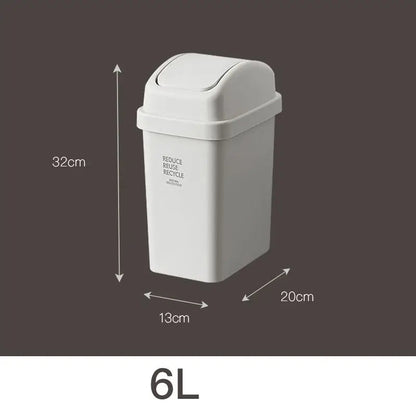 Dimension de la  Poubelle style japonaise 6L 