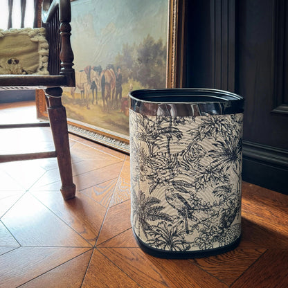 Poubelle style retro française